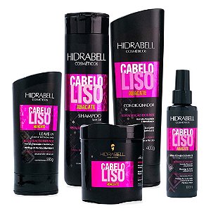 Combo Cabelo Liso Abacate Hidrabell